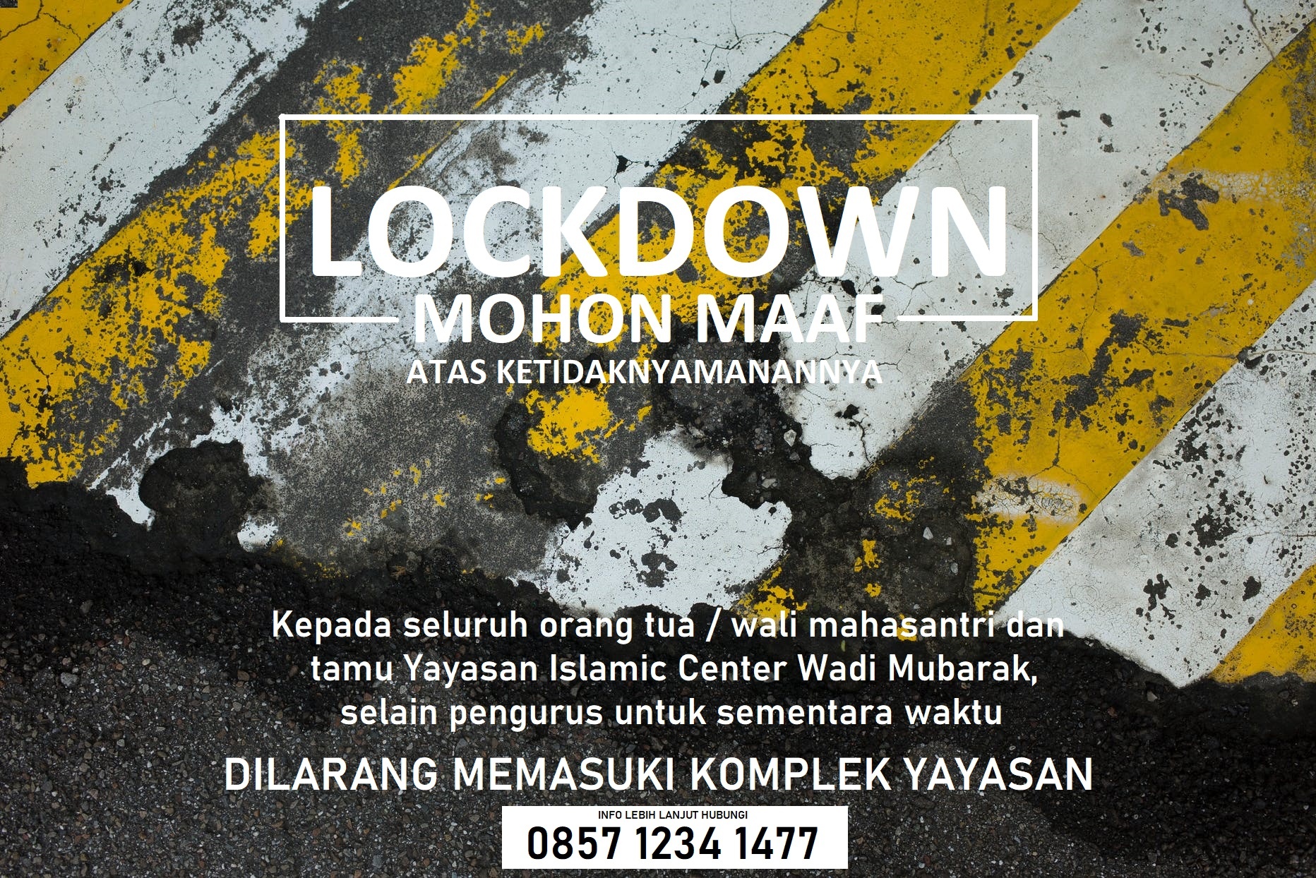 Lockdown Karantina Pandemi COVID 19
